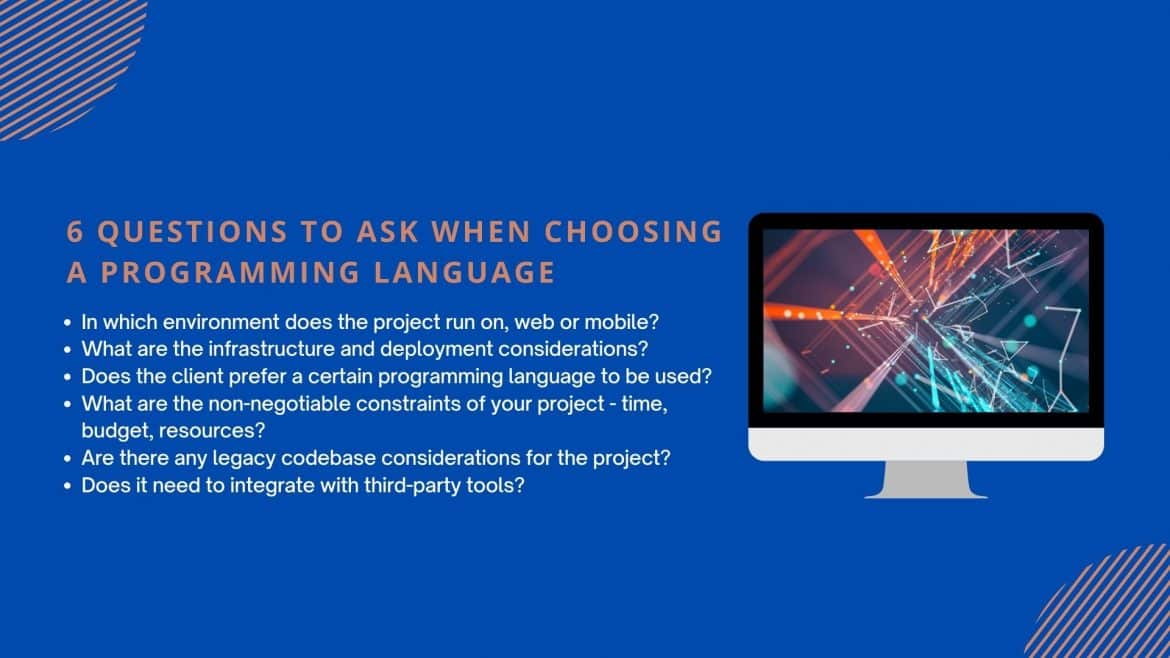 How To Choose The Right Language For Your Web App? | Armia